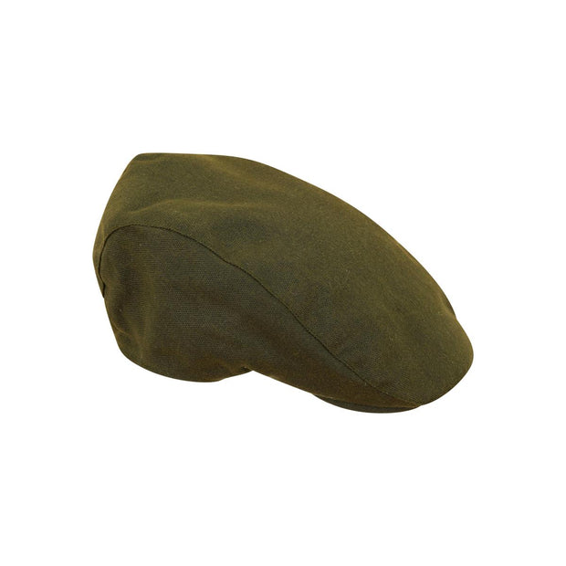 Hoggs of Fife Waterproof Cotton Canvas Cap Olive One Size