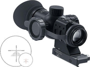 Immersive Optics 10x24 Prismatic Scope - MilDot Extended w/MOA Adjustable Mounts