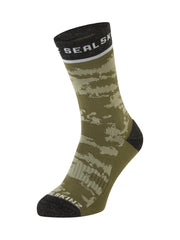 Sealskinz Reepham Mid Length Jacquard Active Sock Olive/Grey/Cream Unisex SOCK