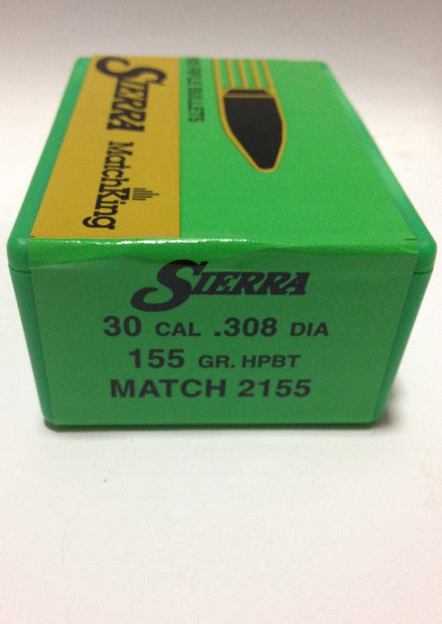 Sierra  .308 (2155) 155gr Matchking  HPBT (100pk) Heads