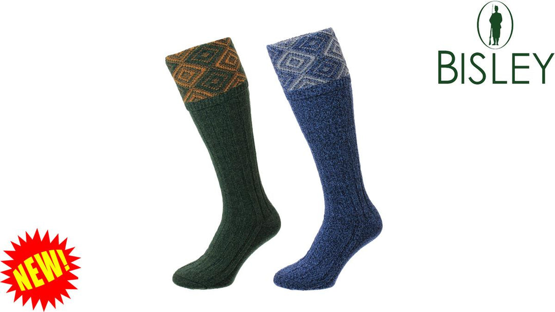 Bisley Duncliffe Diamond Texture Shooting Socks