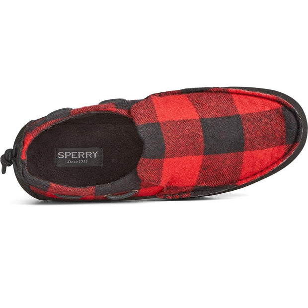Sperry Moc-Sider Buffalo Check Shoes Red