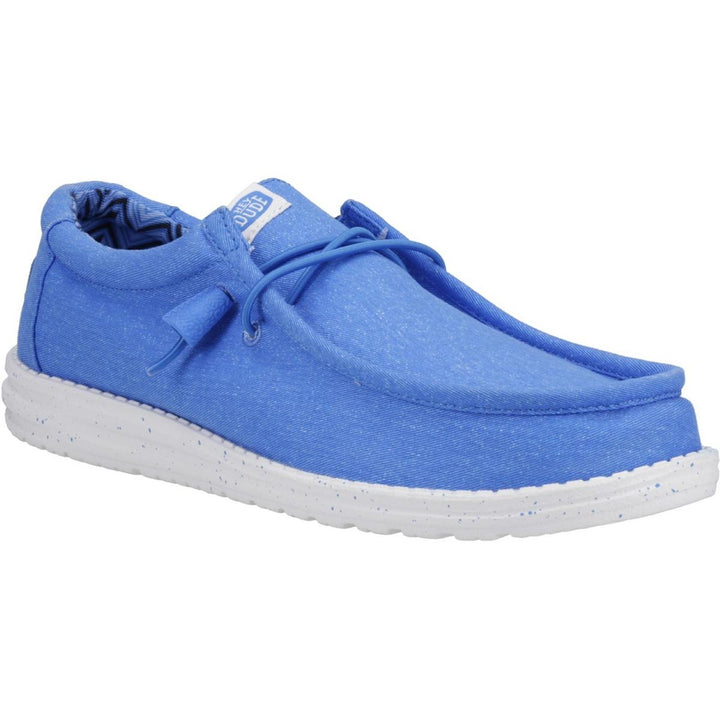 HEYDUDE Wally Canvas Shoe Blue
