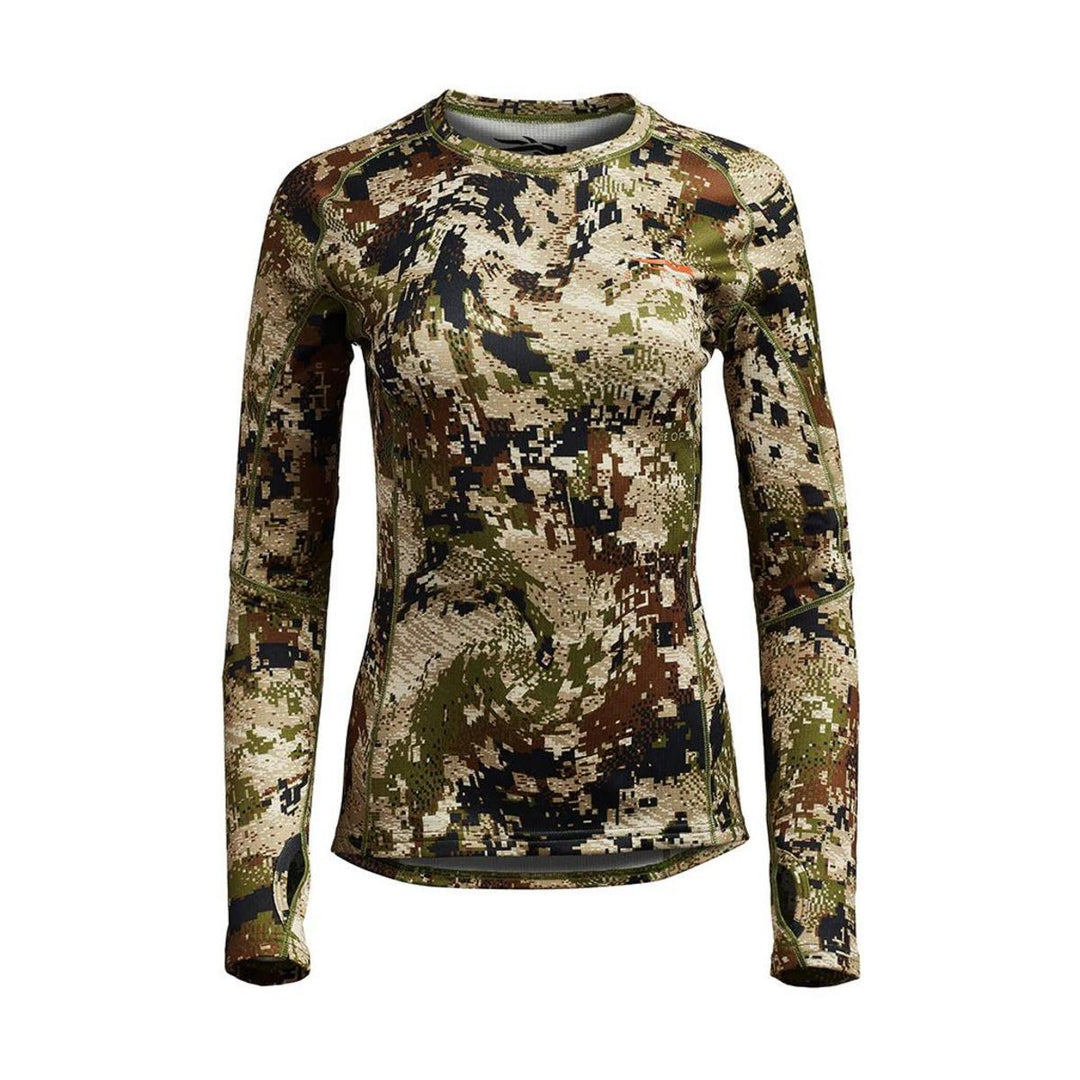 Sitka Ws Core Mid Wt Crew - LS Optifade Subalpine