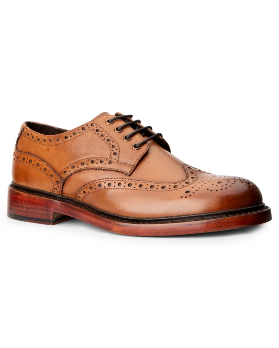 Hoggs of Fife Muirfield Brogue Shoe Burnished