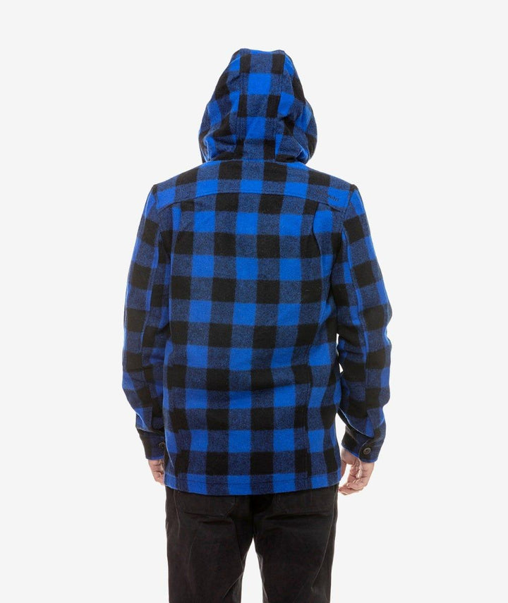 Swanndri Hudson Hoodie Blue/Black Check
