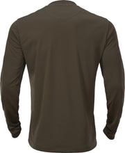 Harkila Mountain Hunter L/S t-shirt Hunting green/Shadow brown