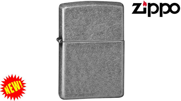 Bisley Zippo Lighter Classic Antique Silver Plate