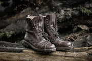 Hoggs of Fife 668R Rannoch Veldtscheon Lace Boots Dark Brown (Commando Sole)