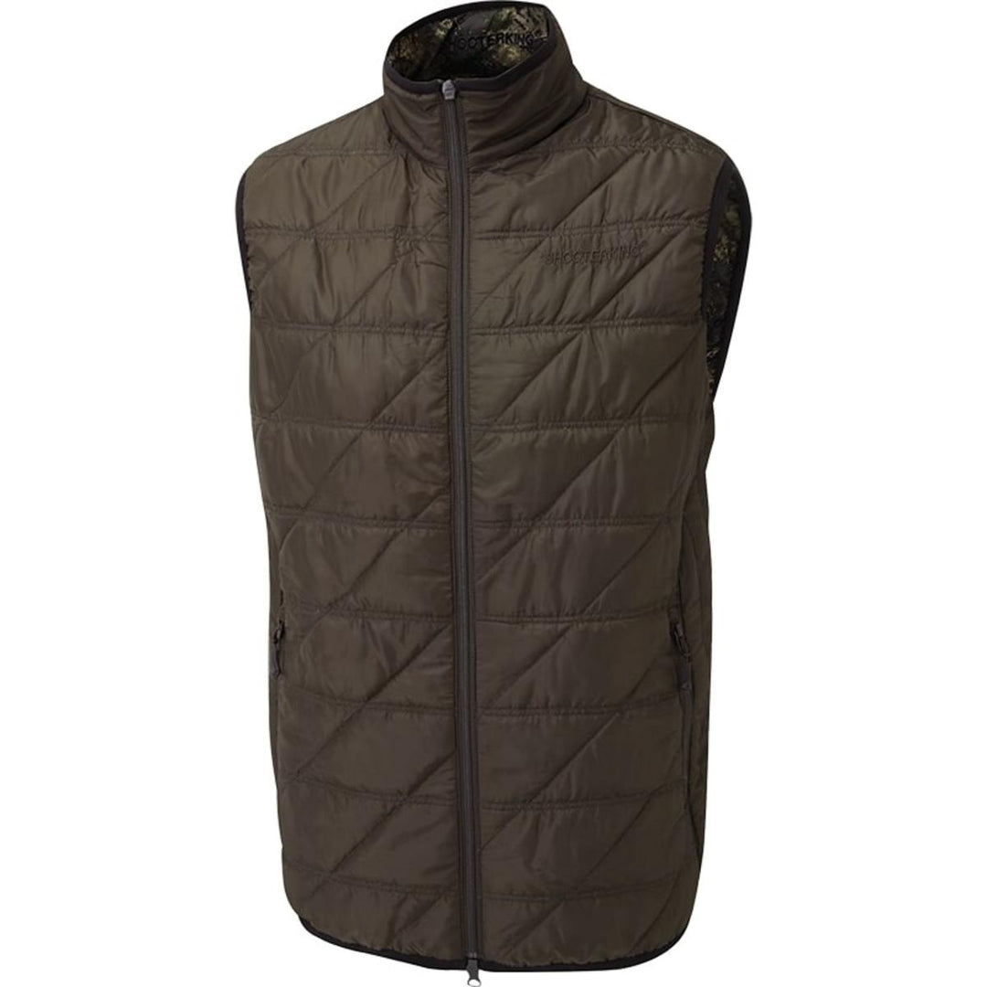 ShooterKing Huntflex Reversible Vest Brown Olive/Forest Mist