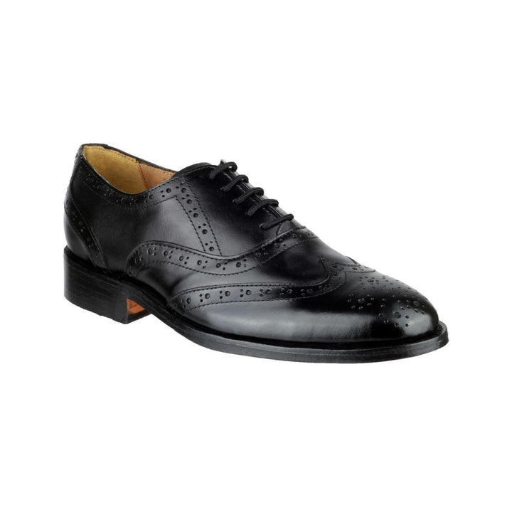 Amblers Ben Leather Soled Oxford Brogue Black