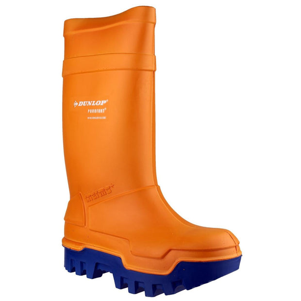 Dunlop Purofort Thermo+ Full Safety Wellington Orange