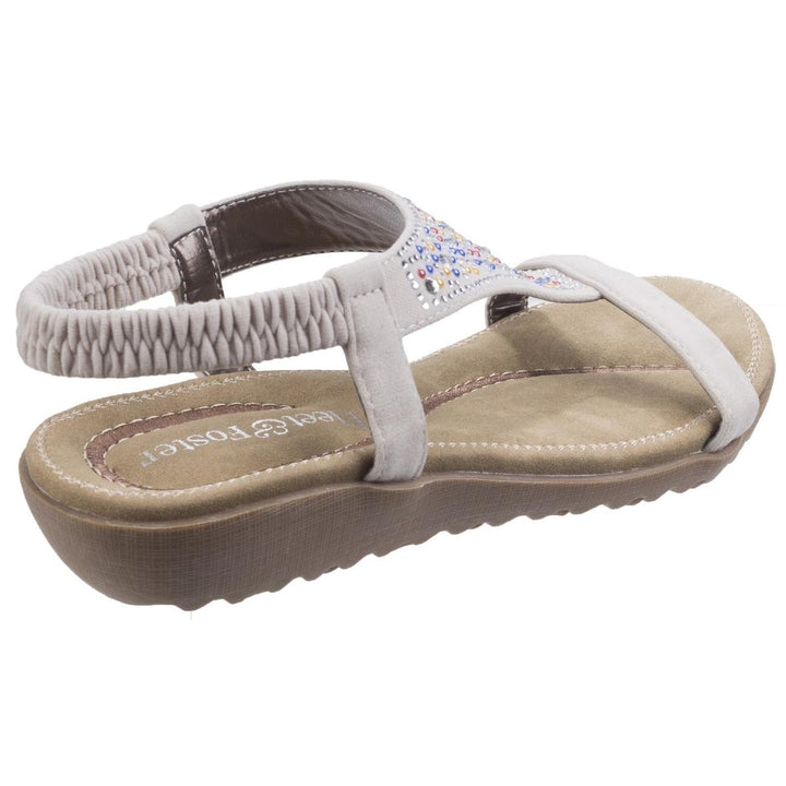 Fleet & Foster Nicosia Slingback Sandal White