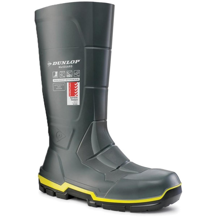 Dunlop MetGUARD Full Safety Wellington Dark