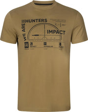 Harkila HÃ¤rkila Impact S/S t-shirt Golden brown