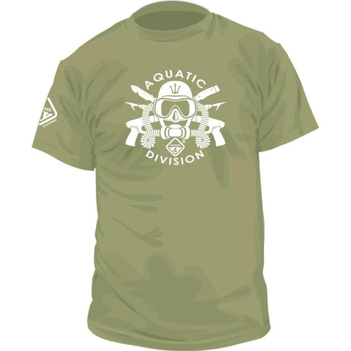 Hazard 4 AQUATIC DIVISION GRAPHIC T-SHIRT - OD GREEN