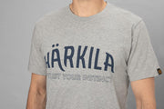 Harkila Modi melange S/S t-shirt Light grey melange