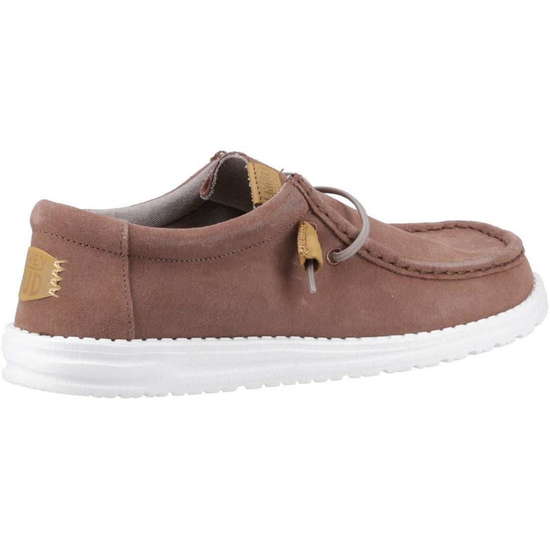 HEYDUDE Wally Craft Suede Shoe Brown
