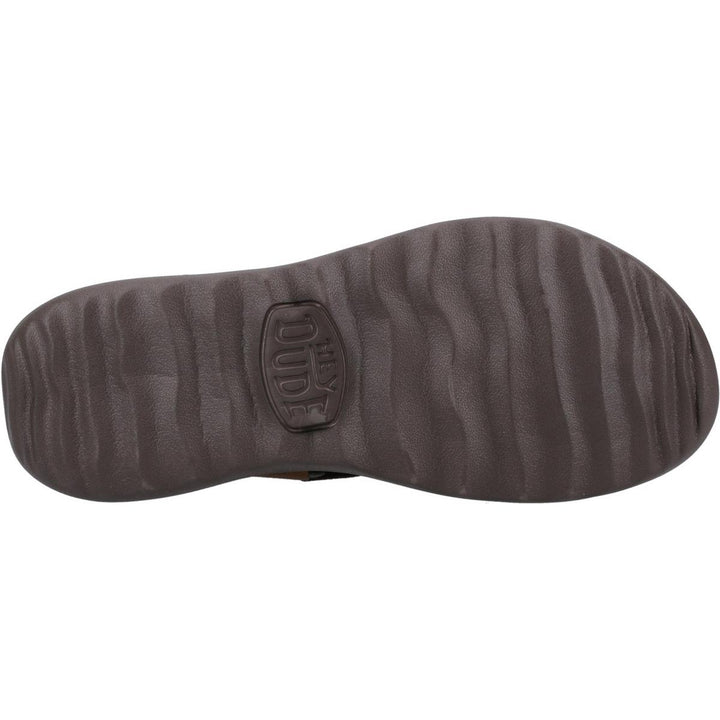 HEYDUDE Carson Sandal Brown/Brown