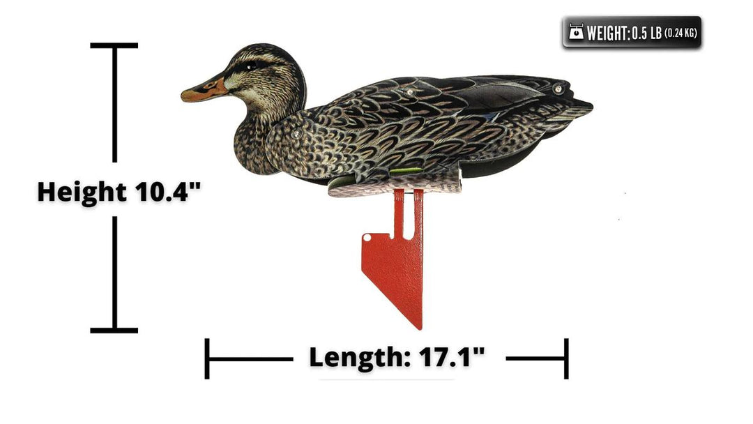 FUD Fold Up Decoy Mallard 6pk