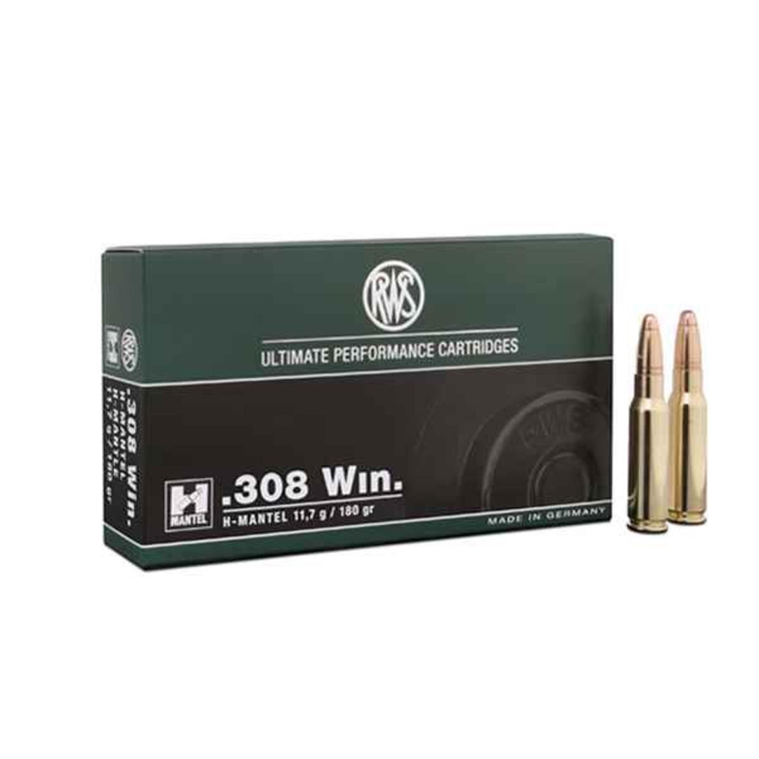 RWS .308 Win 180gr (11.7g) H Mantle 20pk