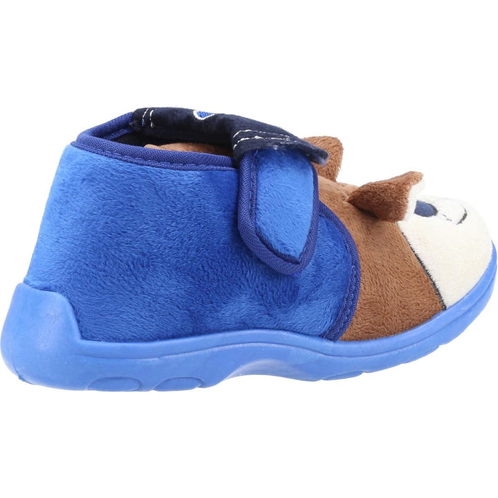 Mirak Bungle Touch Fastening Bootie Slipper Blue