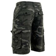 Game Mens Ripstop Camouflage Cargo Shorts