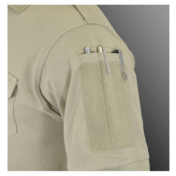 Hazard 4 QUICKDRY LEO BATTLE POLO - TAN