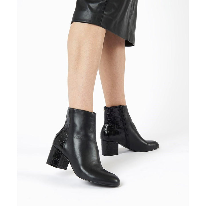 Dune Oleah Ankle Boots Black
