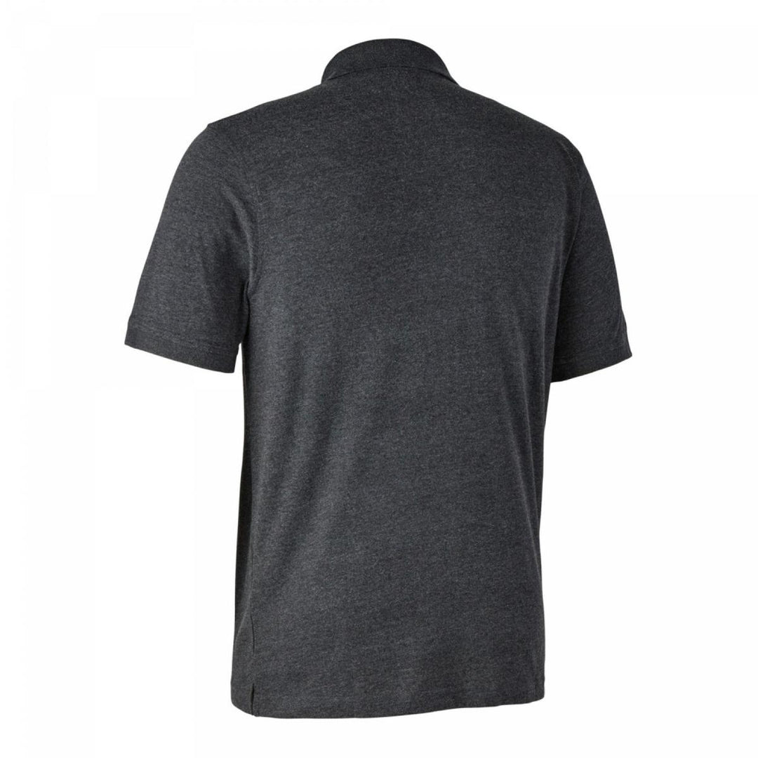 Deerhunter Gunnar Polo Shirt Dark Grey melange