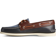 Sperry Authentic Original 2-Eye Tri-Tone Shoes Navy