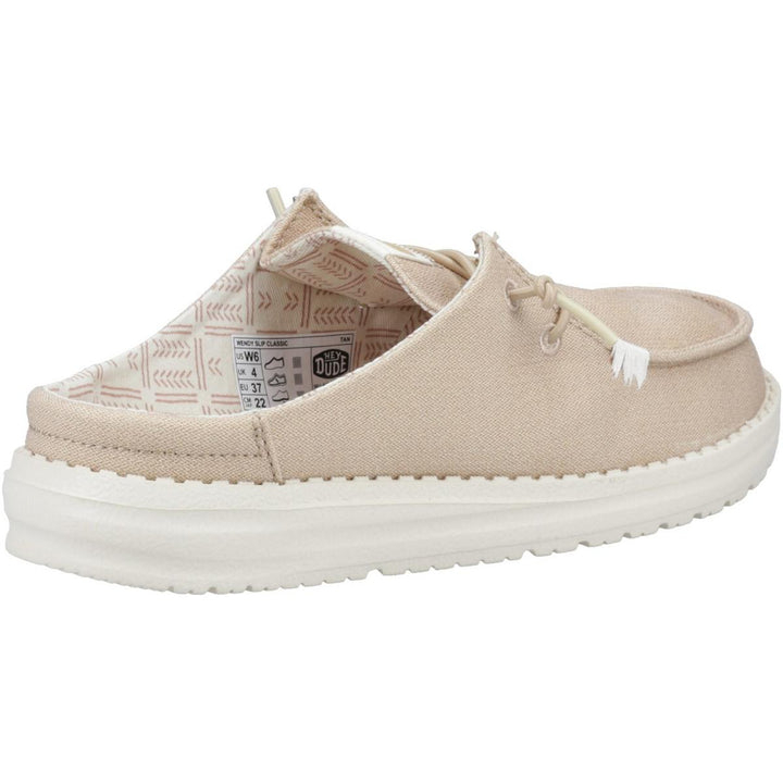 HEYDUDE Wendy Slip Classic Mule Tan