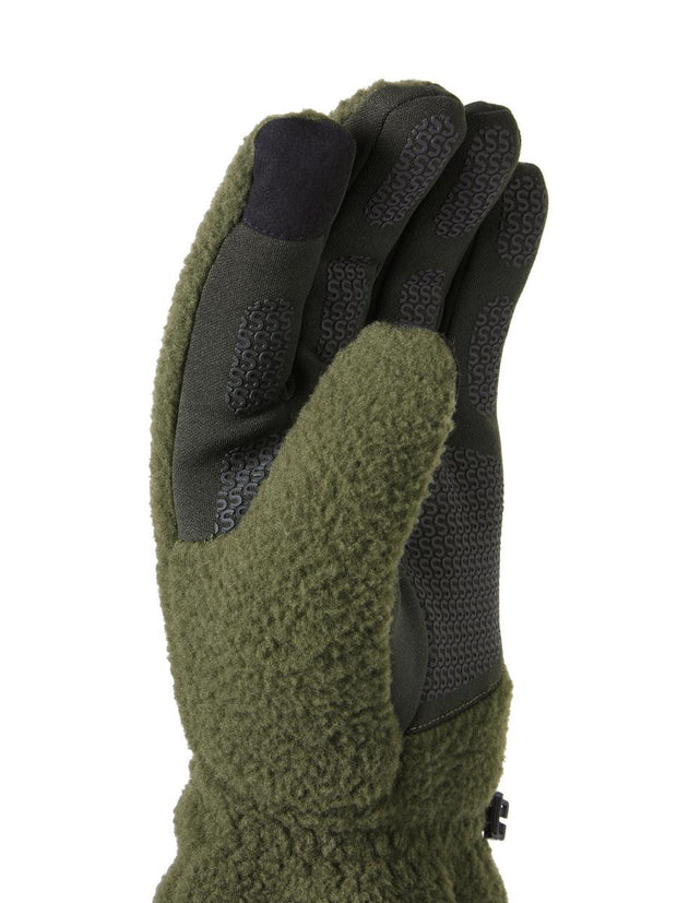 Sealskinz Hoveton Waterproof Sherpa Fleece Glove Olive Unisex GLOVE