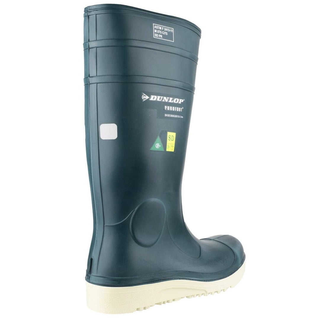 Dunlop Purofort Comfort Grip Full Safety Wellington Blue