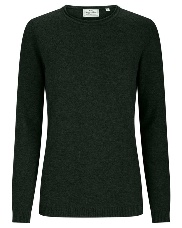 Hoggs of Fife Laurie Ladies Longline Pullover Pine