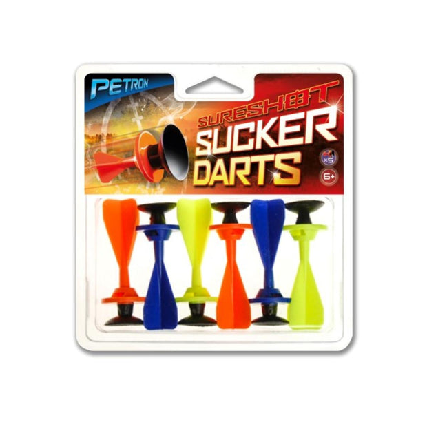 Petron Sureshot Spare Sucker Darts Pack of 6