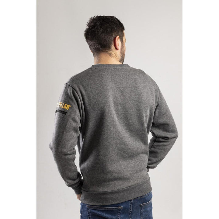 Caterpillar Essentials Crew Neck Sweater Dark Heather
