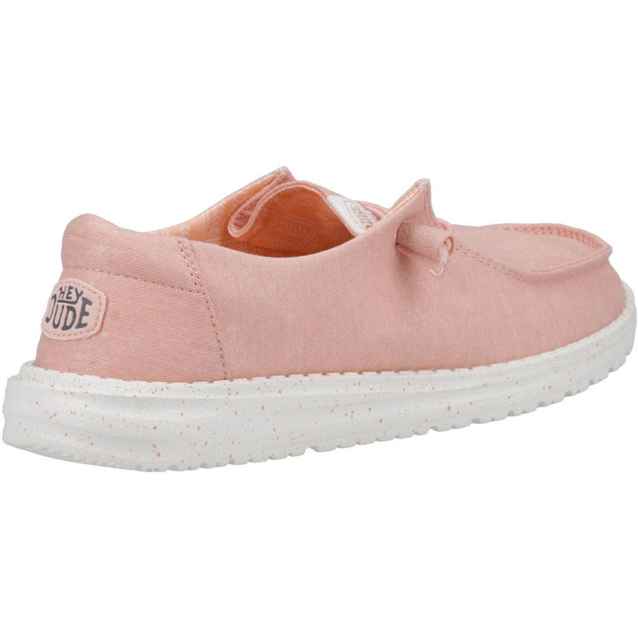 HEYDUDE Wendy Canvas Shoe Pink