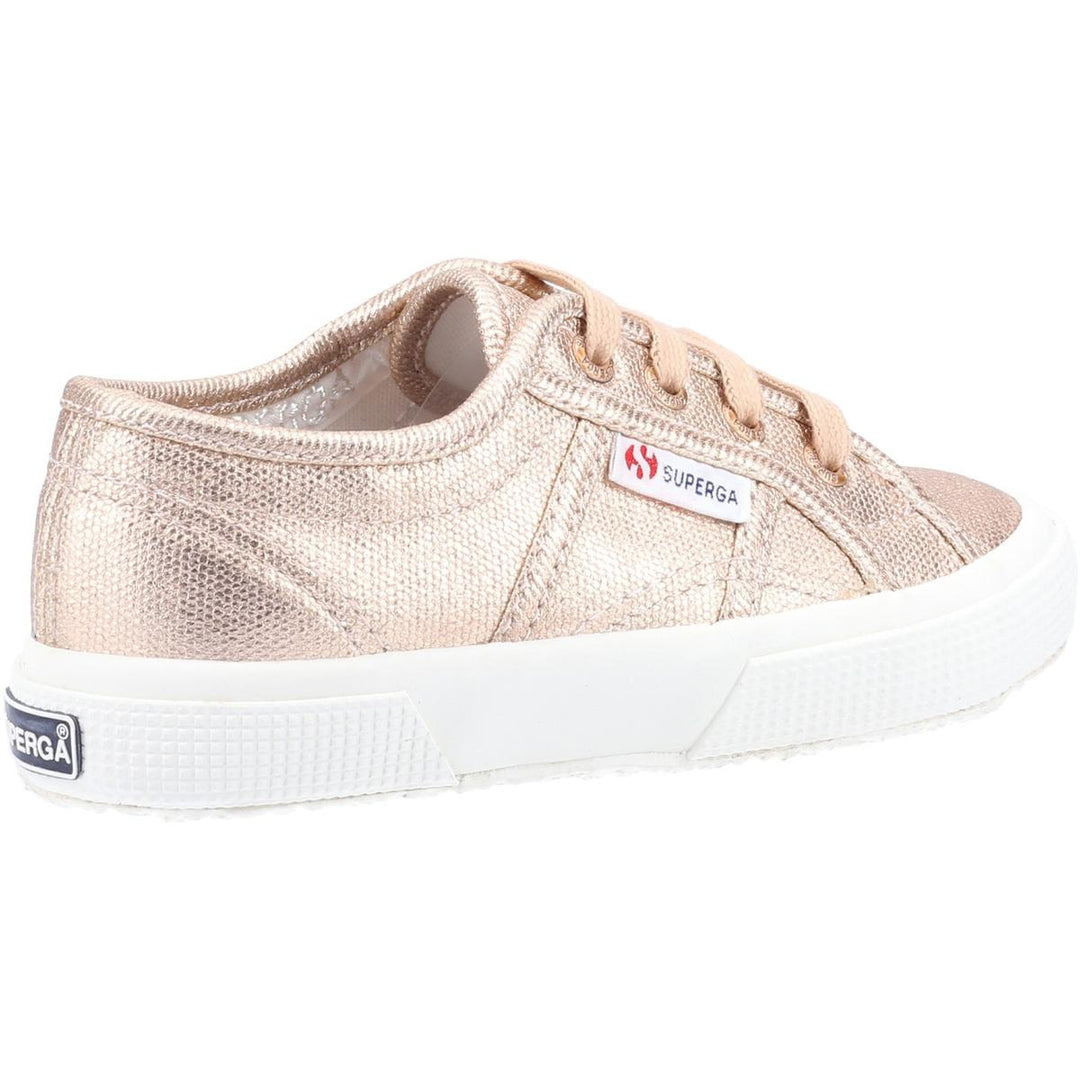 Superga 2750 Metallic Canvas Shoe Pink Skin Matt/F Avorio (kids)