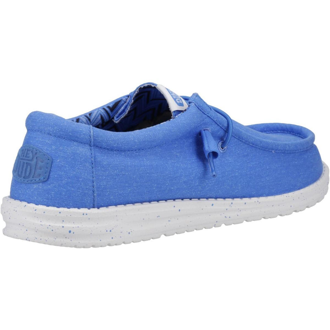 HEYDUDE Wally Canvas Shoe Blue