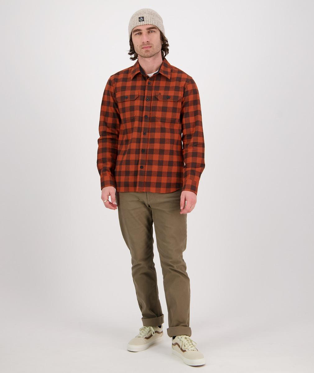 Swanndri Taranaki Tailor Shirt Rust/Brown
