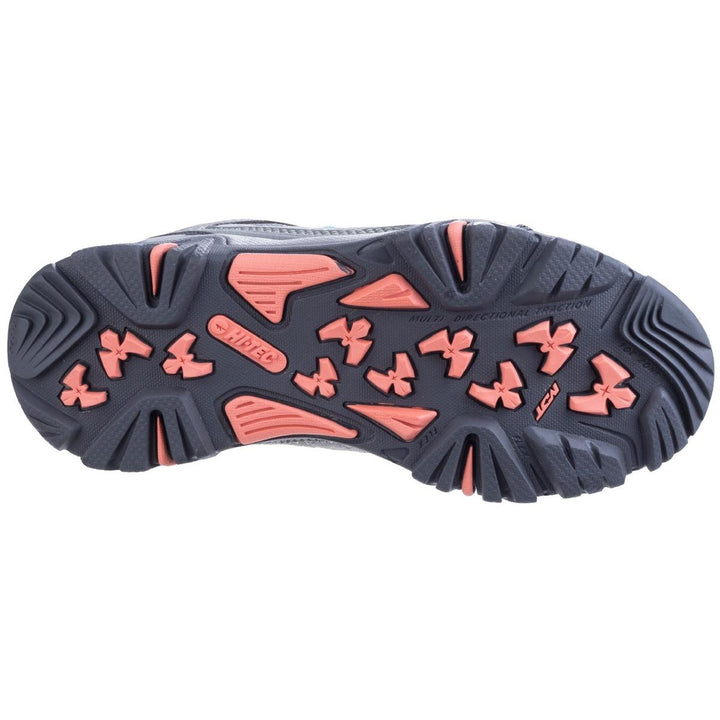 Hi-Tec Forza Mid Waterproof Boot Cool Grey/Blue/Papaya Punch