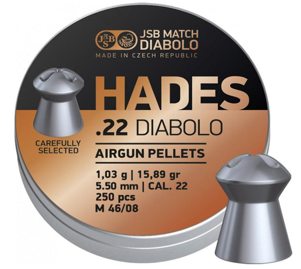 JSB JSB Hades .22 Pellets 5.50  Tin of 500