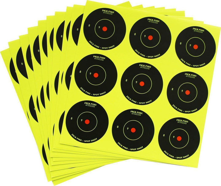 Jack Pyke 2'' Spot Shot Targets 10 Sheets