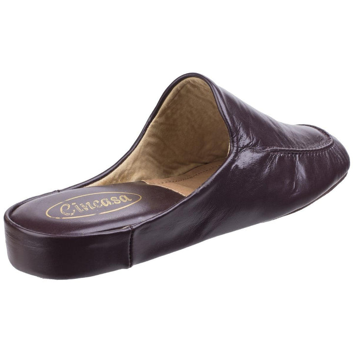 Cincasa Carlos Mens Mule Slipper Wine