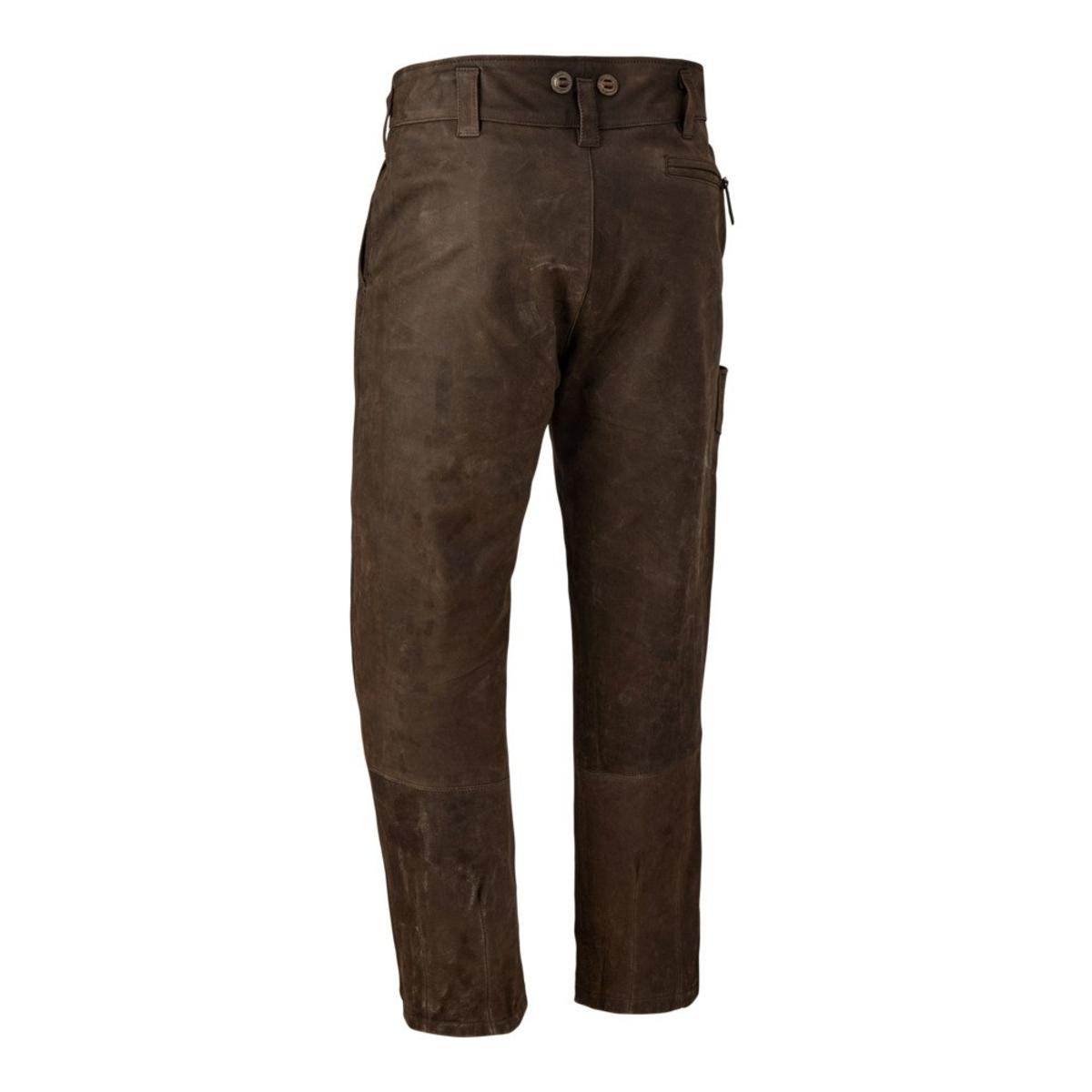 Deerhunter Strasbourg Leather Boot Trousers Chocolate Brown – BushWear