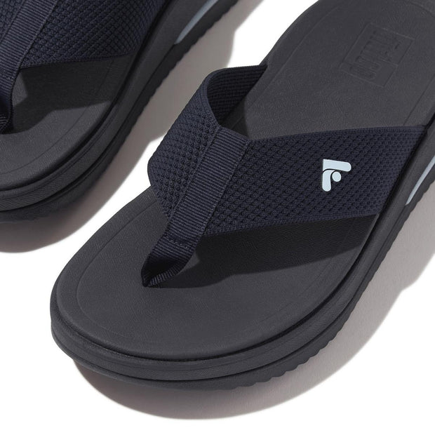 Fitflop Surff Two-tone Toe Post Sandals Midnight Navy