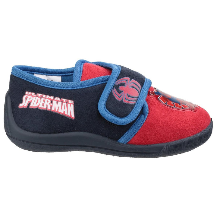 Cortina Spiderman Touch Fastening Slipper Red/Navy