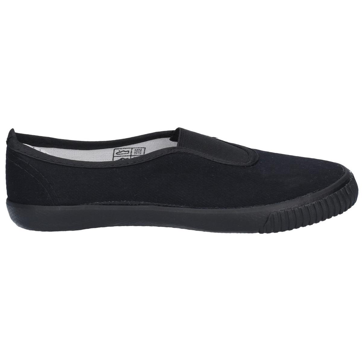 Miscellaneous Other Mirak 6045/PSG27 Gusset Plimsolls Black - kids