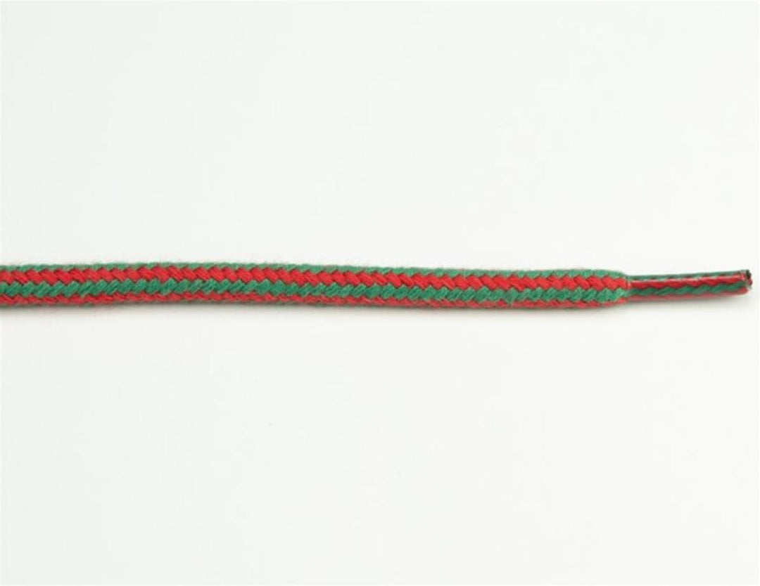 Dasco 140cm Cord Hiking Lace 6 Pack Red/Green